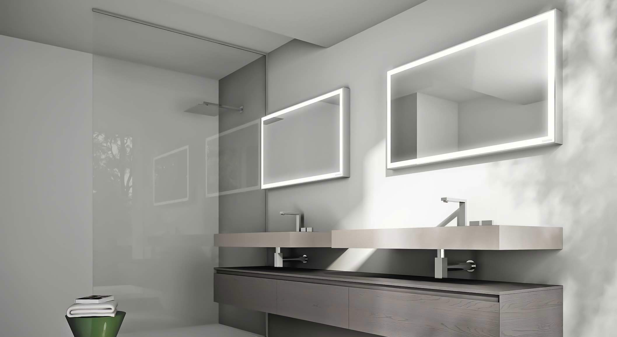 Framless Bathroom Vanity Mirror